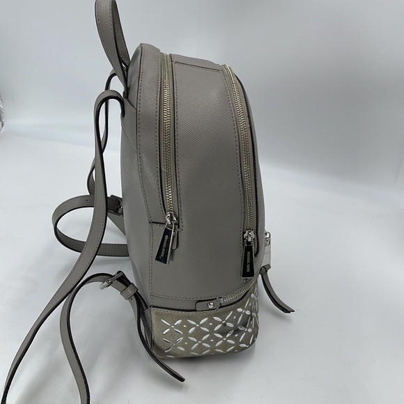 Micheal Kors Rhea Medium Embellished Leather Backpack - Picture 6 of 13